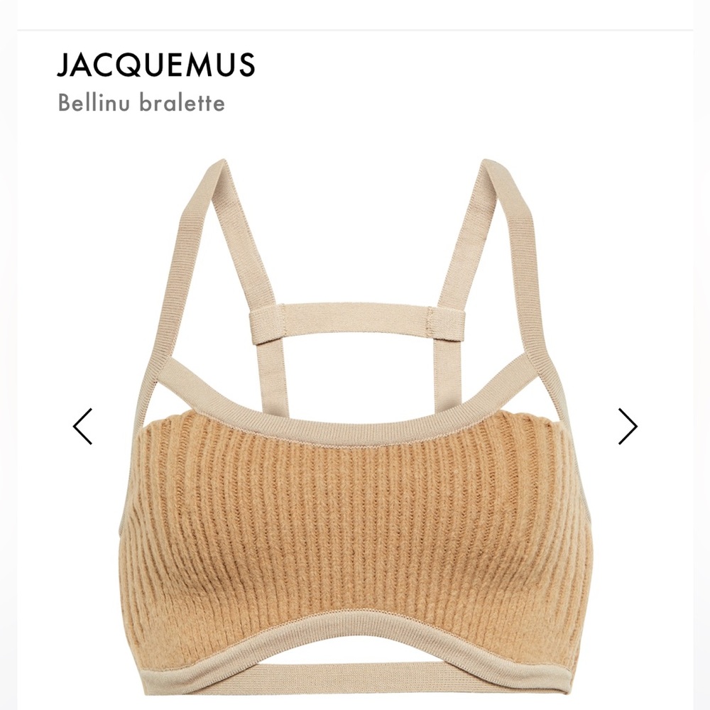 NWT jacquemus bralette